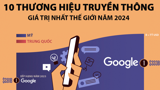 10 thương hiệu truyền thông giá trị nhất thế giới, Mỹ và Trung Quốc thống trị