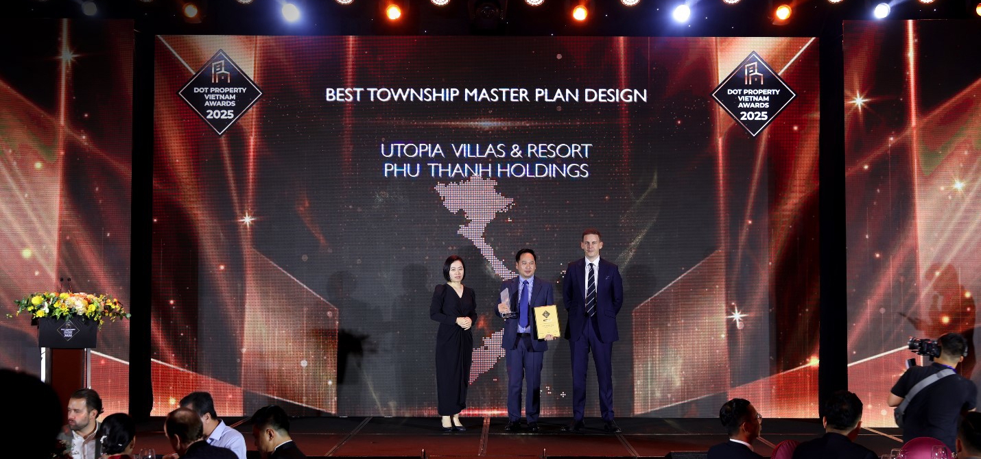 Utopia Villas & Resort thắng 3 giải thưởng danh giá tại "Dot Property Vietnam Awards 2025"