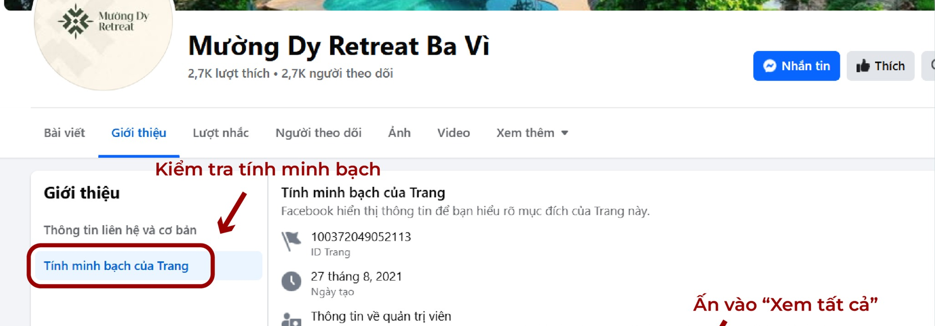 Nhận diện fanpage lừa đảo để cảnh giác với “đặt phòng 5 sao”