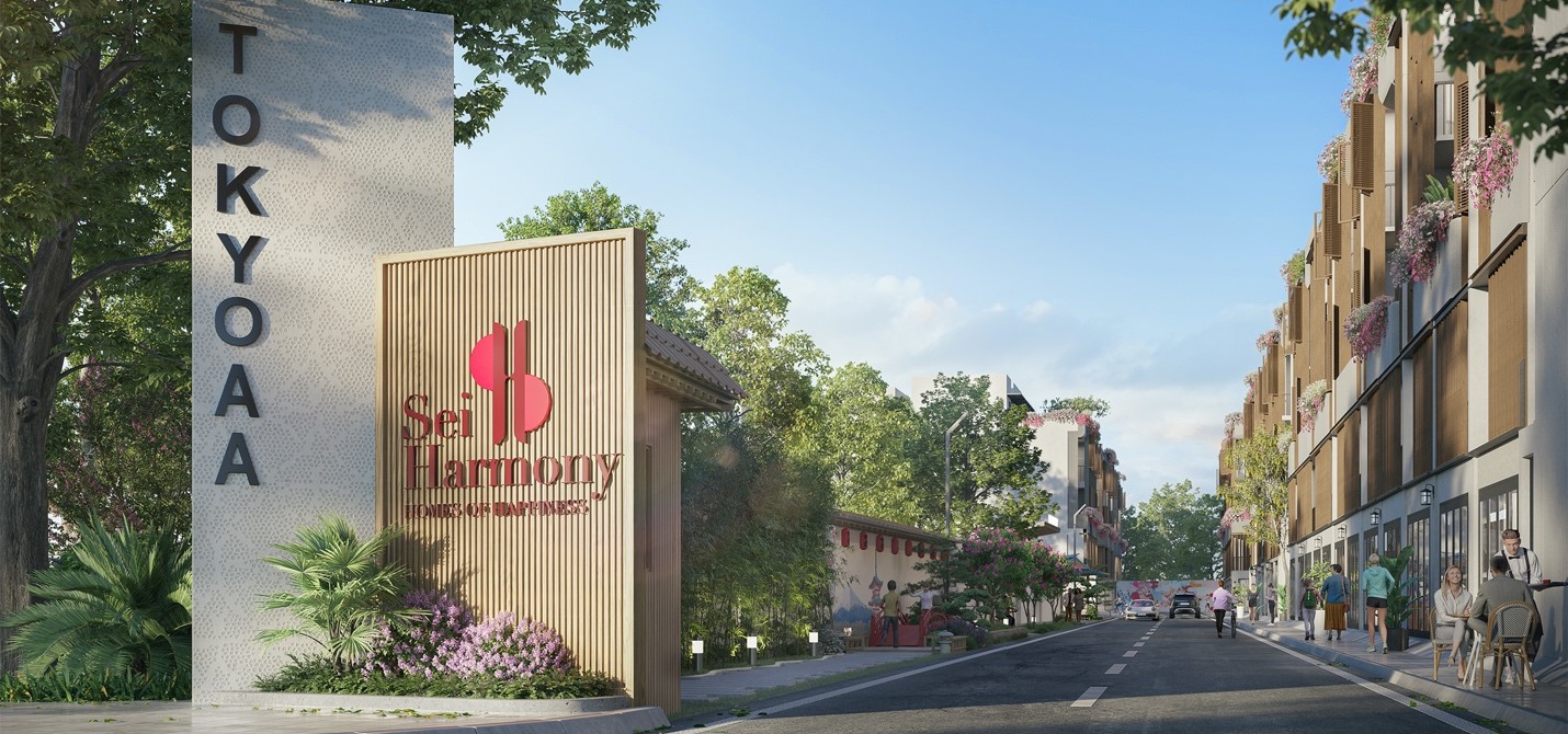 Sei Harmony: Nhà phố compound chuẩn Nhật bừng sáng phía Tây Sài Gòn