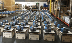 Một đơn đặt hàng động cơ SRM của Turntide đang chuẩn bị vận chuyển cho khách hàng. Ảnh: Turntide.