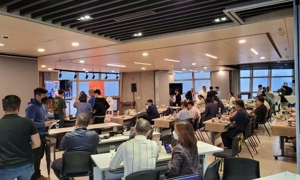 Các doanh nhân trẻ tại khoá đào tạo