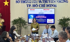 Sở Thông tin và Truyền thông TP.HCM họp báo Hội thảo và triển lãm quốc tế an toàn thông tin khu vực phía nam năm 2022. (Ảnh minh họa)