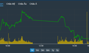 VN-Index trượt dốc rõ ràng trong phiên chiều, không chỉ là vì VCB giảm mạnh.