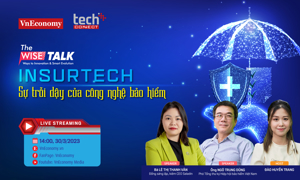 The WISE Talk số thứ 06 với chủ đề: “Sự trỗi dậy của công nghệ bảo hiểm (Insurtech)” sẽ được phát sóng trực tuyến vào hồi 14:00 giờ ngày 30/3/2023 trên nền tảng VnEconomy và Fanpage VnEconomy.