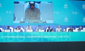 The 13th WTO Ministerial Conference will be held in Abu Dhabi from February 26-29. 