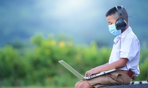 Hình thức học tập trực tuyến đang phát triển mạnh mẽ sau đại dịch. Ảnh minh họa
