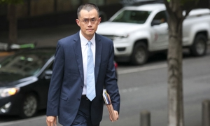 Cựu Giám đốc Điều hành Binance Changpeng Zhao, đến tòa án liên bang tại Seattle, Washington.