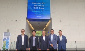 Ban lãnh đạo Tập đoàn Công nghệ CMC tới thăm và làm việc tại Samsung SDS tháng 6/2024
