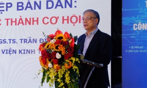 PGS. TS Trần Đình Thiên, nguyên Viện trưởng Viện Kinh tế Việt Nam