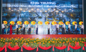 Lễ ra mắt Dự án Chính quyền số thành phố Hải Phòng 