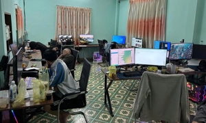 Hiện trường vụ việc. Ảnh: Cổng thông tin điện tử Bộ Công an.