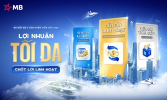 MB ra mắt bộ sản phẩm tiền gửi 2025: Lợi nhuận tối đa, chốt lời linh hoạt
