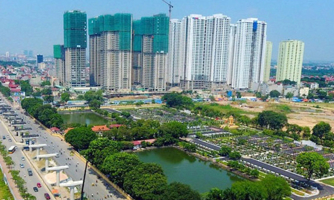 Giá bán sơ cấp căn hộ tại Hà Nội trung bình khoảng 91 triệu đồng/m2