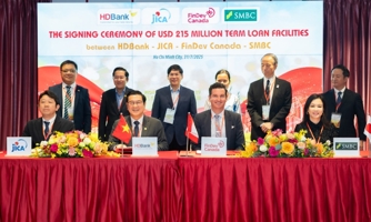 HDBank ký kết khoản vay hợp vốn 215 triệu USD với ba định chế tài chính hàng đầu quốc tế