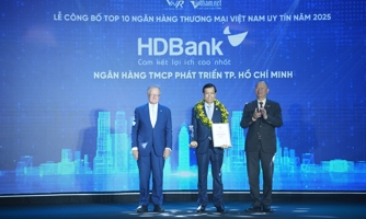 HDBank giữ vị trí thứ 3 Top ngân hàng niêm yết uy tín và hiệu quả nhất Việt Nam