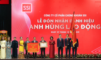 Doanh nghiệp chứng khoán đầu tiên đón nhận danh hiệu Anh hùng Lao động
