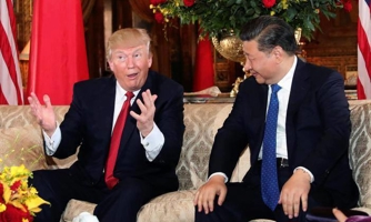 Cận cảnh lần đầu gặp gỡ Donald Trump - Tập Cận Bình