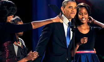 Obama tái đắc cử với chiến thắng vượt trội