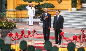 Tổng thống Mỹ gặp “tứ trụ” lãnh đạo Việt Nam