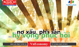 Giao lưu trực tuyến: “Từ nợ xấu, phá sản đến hy vọng phục hồi”