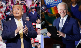 Trước ngày bầu cử, ông Biden dẫn trước ông Trump với khoảng cách lớn