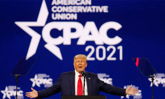 Xuất hiện lần đầu sau khi hết nhiệm kỳ, ông Trump phát tín hiệu tái tranh cử