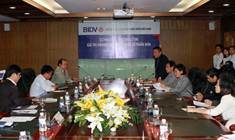 BIDV được định giá hơn 381,3 nghìn tỷ đồng