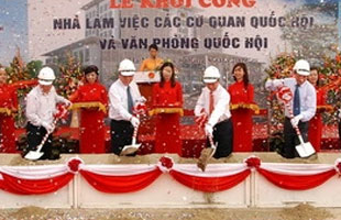Khởi công xây tòa nhà Quốc hội tại khu Ba Đình