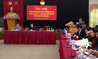 Góp ý sửa Hiến pháp: "Cho dân" và "từ dân"