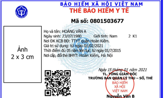 Từ tháng 4/2021 sẽ dùng mẫu thẻ bảo hiểm y tế mới