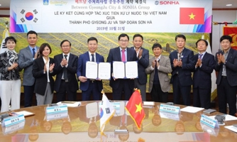 Hàn Quốc ký hợp đồng chuyển giao công nghệ xử lý nước thải cho Sơn Hà