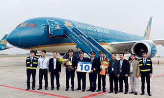 Vietnam Airlines đã có 10 chiếc Boeing 787 Dreamliner