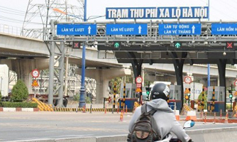 Trạm BOT Xa lộ Hà Nội vẫn chưa hẹn ngày thu phí