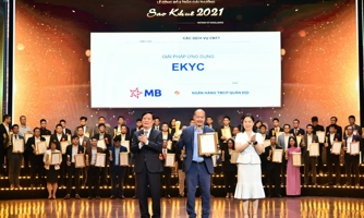 Giải pháp eKYC của MB giành giải thưởng “Sao Khuê 2021”