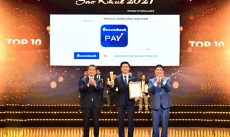 Ứng dụng Sacombank Pay đạt giải thưởng sao khuê 2021
