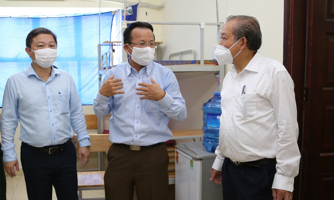 Phó Thủ tướng Thường trực kiểm tra công tác chống dịch tại Tp.HCM ngày đầu giãn cách
