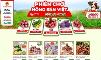 Nông dân Bắc Giang, Hải Dương, Vĩnh Long, Đắk Lắk, Sơn La bán livestream nông sản trên Sendo