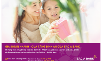 Quà tặng bình an từ BAC A BANK