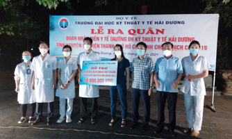 Hơn 300 sinh viên, giảng viên Đại học Kỹ thuật y tế Hải Dương chi viện TP.HCM