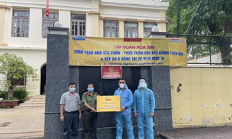 Tập đoàn Hoa Sen nối dài “San sẻ yêu thương - Chung tay cùng vượt qua đại dịch”