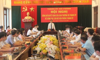 Hải Phòng tiếp tục bổ nhiệm, điều động nhiều lãnh đạo chủ chốt