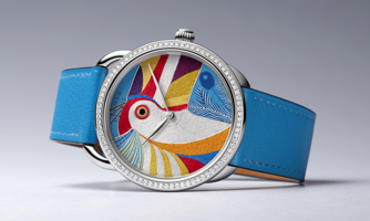 Hermès ra mắt đồng hồ phiên bản giới hạn với mặt số "thêu" sợi tơ tằm