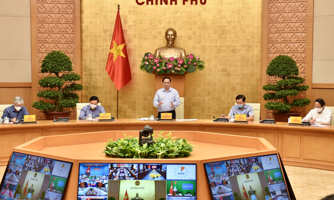 Thủ tướng họp với Ban chỉ đạo phòng chống dịch Covid-19 của 1.060 phường, xã tại 20 địa phương