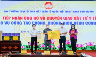 T&T Group trao tặng 1 triệu bộ kit xét nghiệm PCR Covid-19 cho Hà Nội chống dịch
