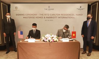 Masterise Homes và Marriott International ký thỏa thuận mang căn hộ hàng hiệu Ritz-Carlton đến Hà Nội 