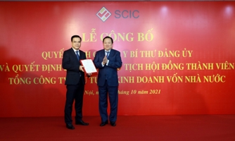 Công bố và trao Quyết định của Thủ tướng bổ nhiệm Chủ tịch SCIC