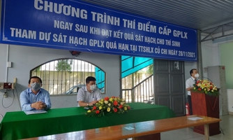 TP.HCM: Thí điểm cấp bằng lái ngay sau khi thi sát hạch