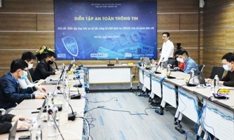 Diễn tập ứng cứu sự cố tấn công từ chối dịch vụ cho hơn 100 cơ quan báo chí