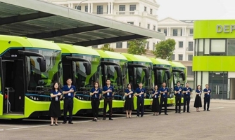Tuyến bus điện đầu tiên tại Hà Nội chính thức"hòa mạng" giao thông 